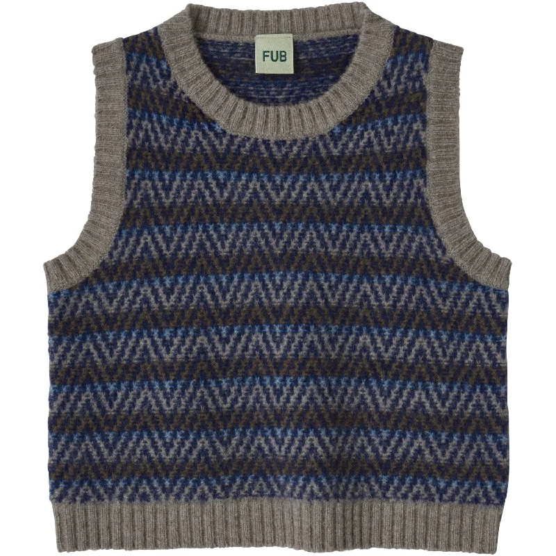 FUB Hazel Melange Lambswool Vest