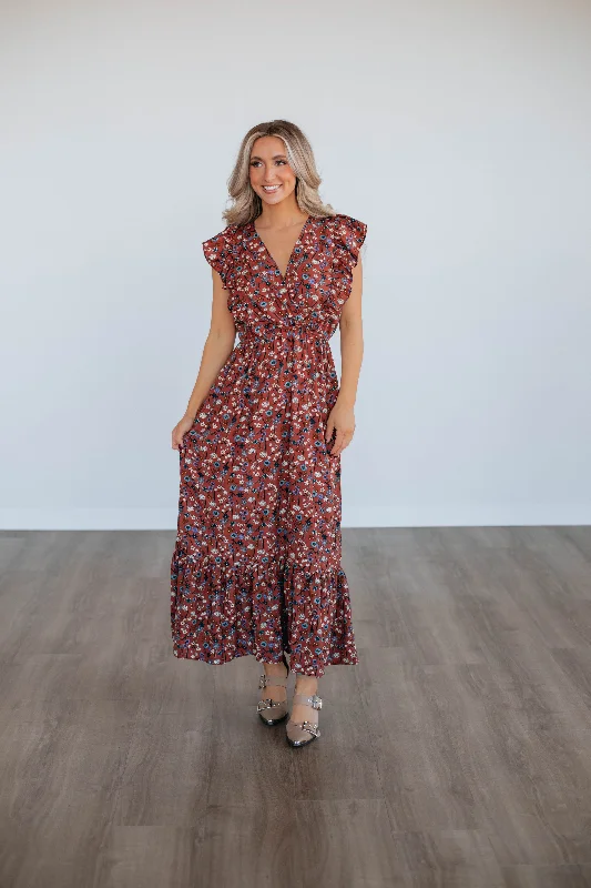 Saffron Floral Dress