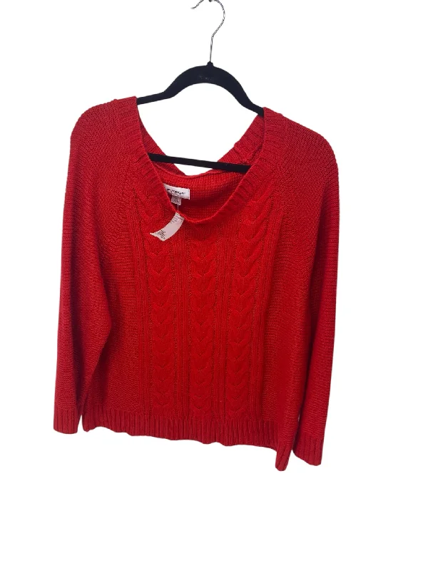 Avenue Women Size 18/20 Red CD Sweater