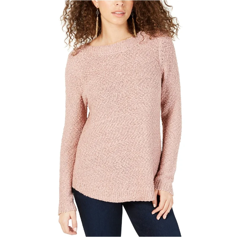 I-N-C Womens Shimmer Knit Sweater