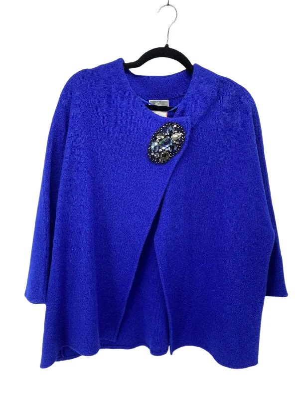 JM Collection Misses Size XL Blue Sweater