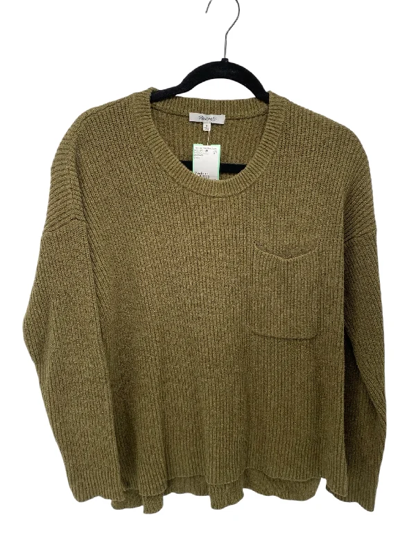 Madewell Misses Size Medium Green Sweater