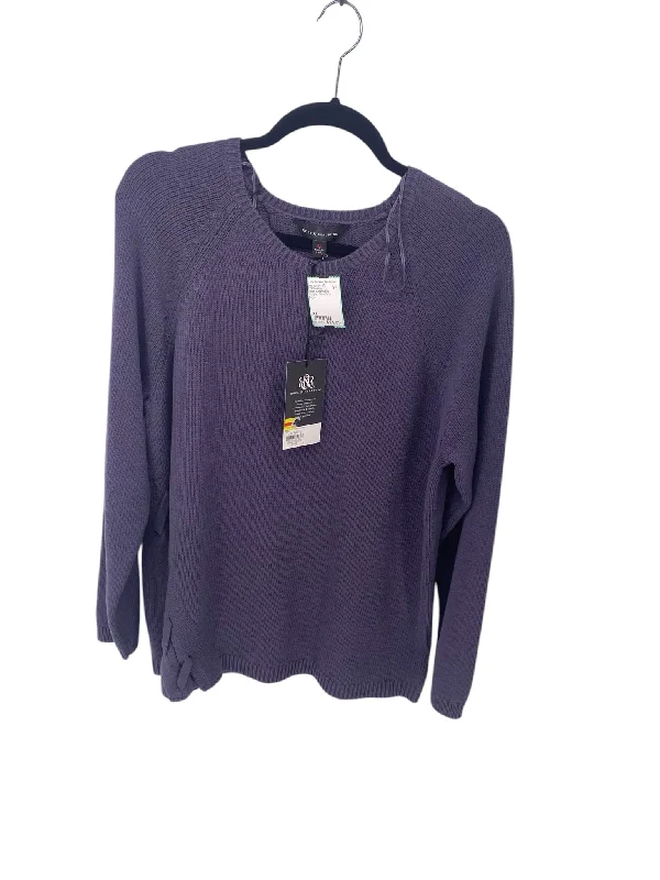 Rock & Republic Women Size XL Purple New With Tags CD Sweater