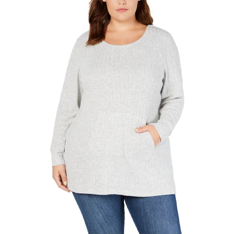 Style & Co. Womens Ribbed Knit Sweater