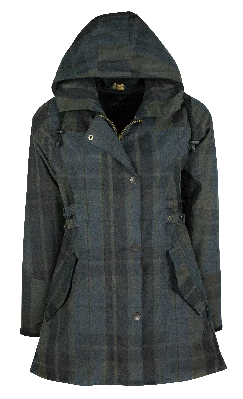 W315 - Women's Wax Tartan Hooded Katrina - DUNDEE