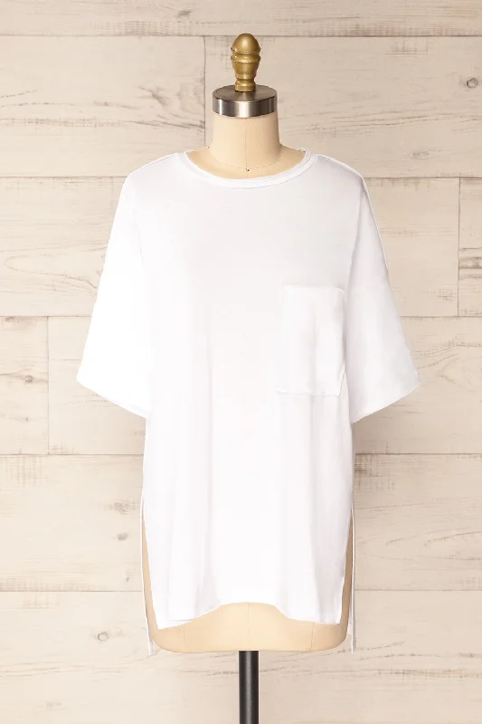 Manila White | Oversized Crew Neck T-Shirt